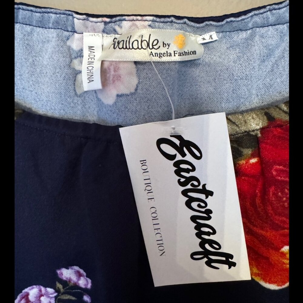Available by Angela Fashion Floral Mini Dress - Picture 2 of 6